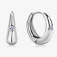 Ms. Fancy Moissanite Silver Earrings