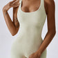 Wide Strap Sleeveless Active Jumpsuit