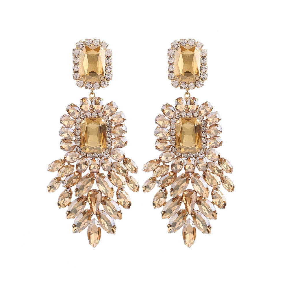 Madonna Crystal Rhinestone Earrings