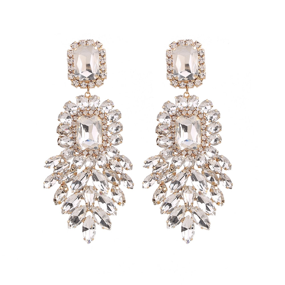 Madonna Crystal Rhinestone Earrings