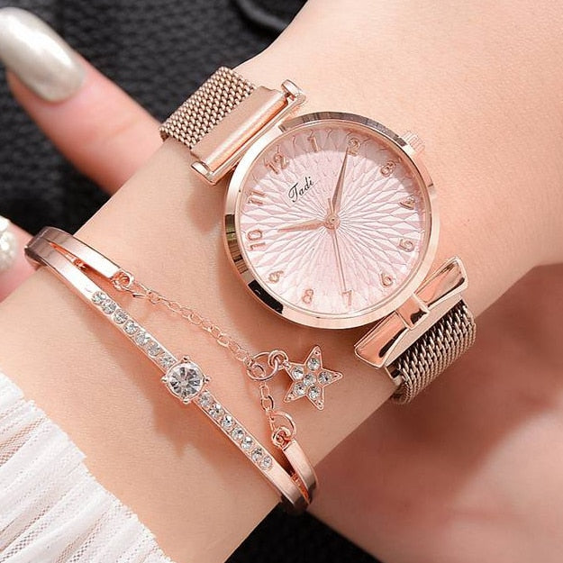 Time is Money Bracelet Quartz Watch