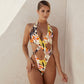 Rich Flex High Cut Out Halter Monokini