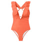 Ms. Ruffle V-neck Monokini