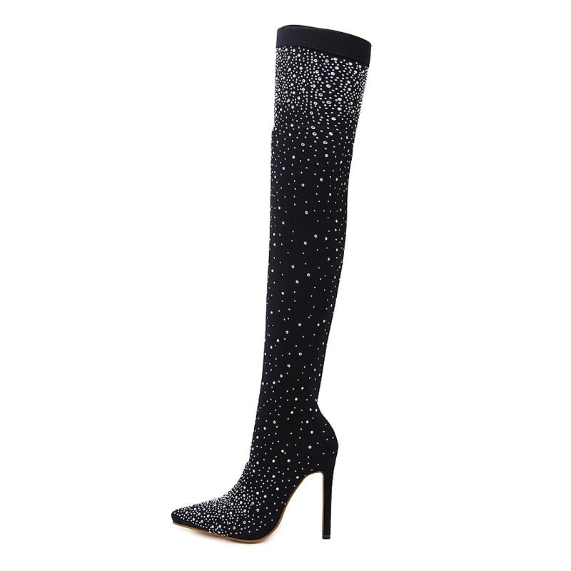 Runway Ready Thigh High Heels