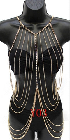 Bad & Bougie Body Harness Chains