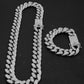 Iced Out Cuban Chain & Bracelet