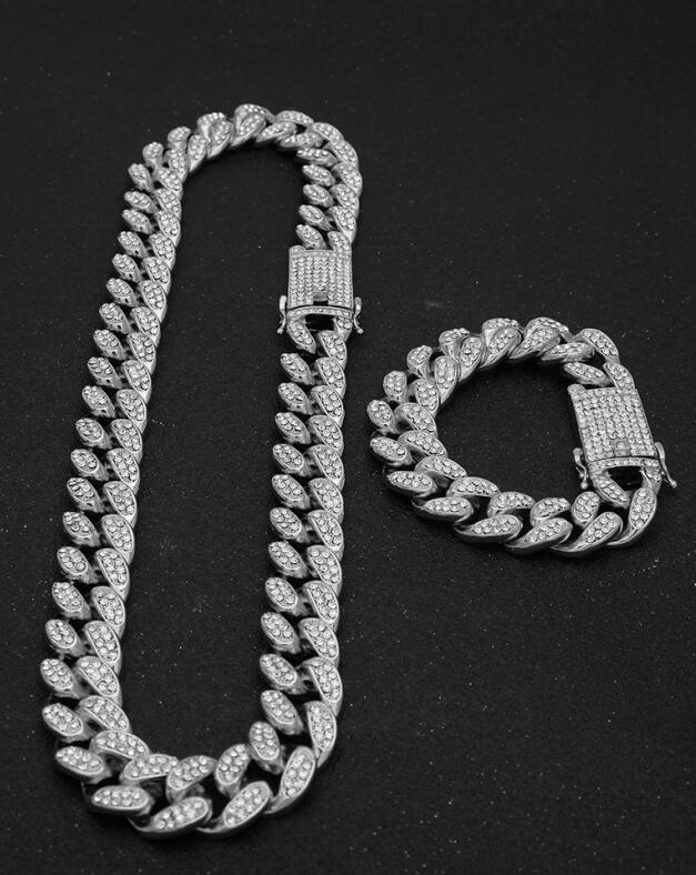 Iced Out Cuban Chain & Bracelet