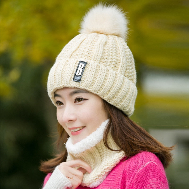 Baby Its Cold Knitted Beanies Set