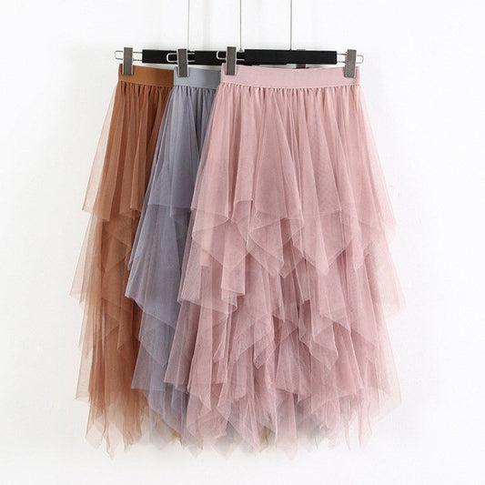 Bella Rae High Waist Mesh Skirt