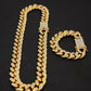 Iced Out Cuban Chain & Bracelet