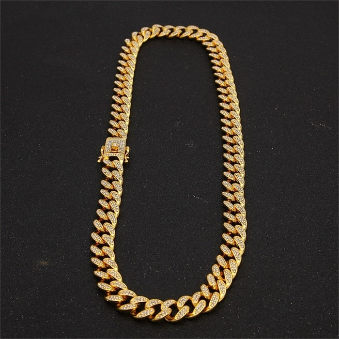 Iced Out Cuban Chain & Bracelet