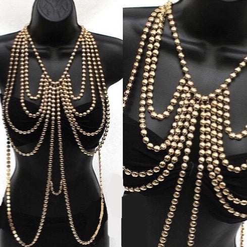 Bad & Bougie Body Harness Chains