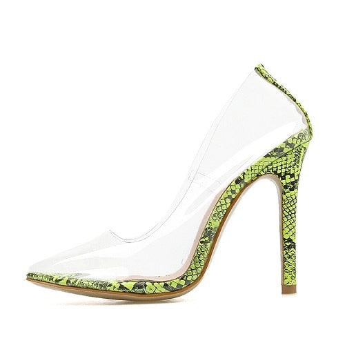 Chic Dior Transparent High Heel Pumps