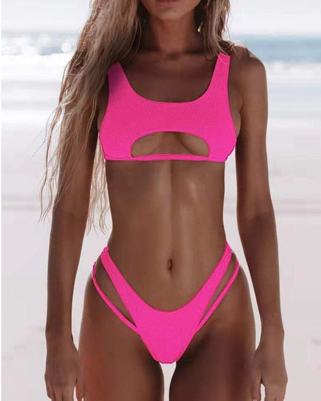 Oh So Sexy High Cut Out Bikini