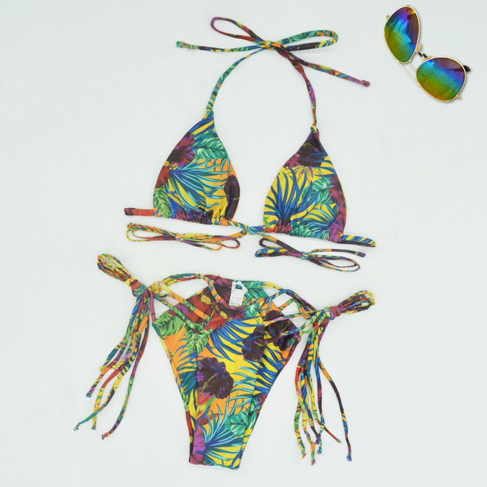 Exotic Brazilian Bandage Bikini Set