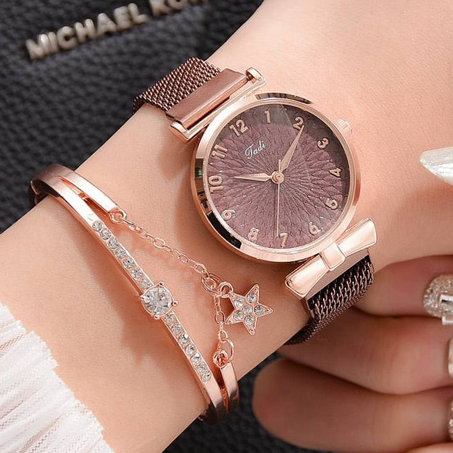 Time is Money Bracelet Quartz Watch