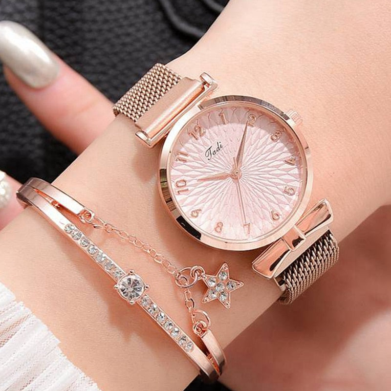 Time is Money Bracelet Quartz Watch