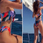 Victoria High Waist Brazilian Bandeau Knot Bikini Set