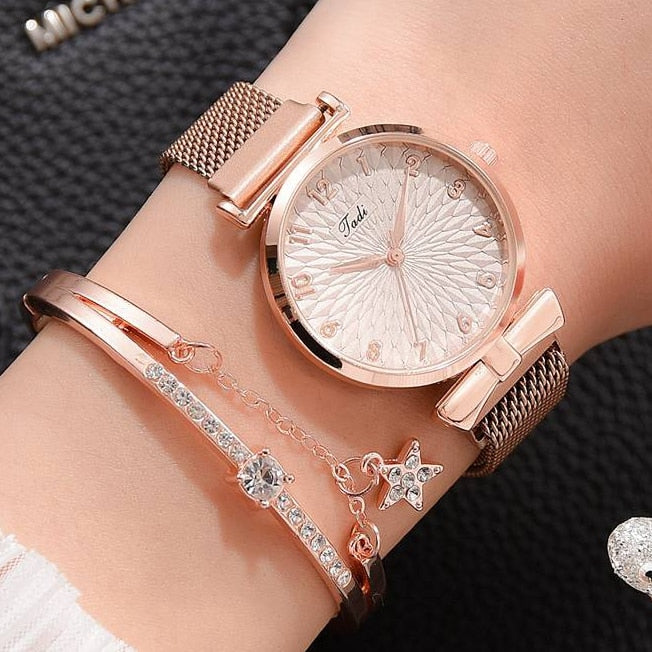 Time is Money Bracelet Quartz Watch