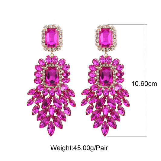 Madonna Crystal Rhinestone Earrings