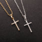 Crystal Cross Pendant Necklace