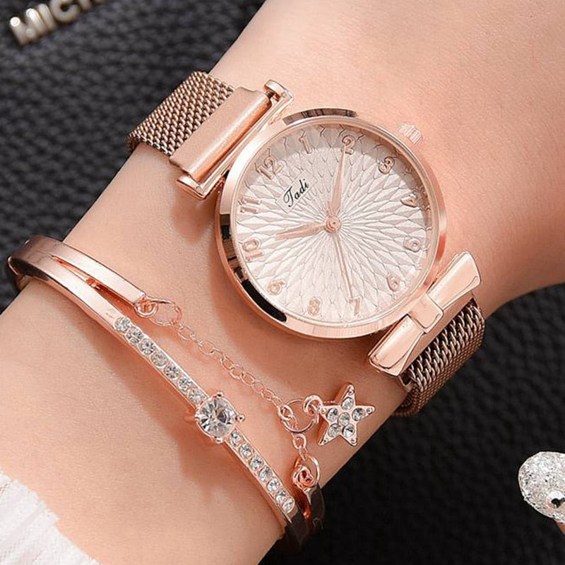 Time is Money Bracelet Quartz Watch