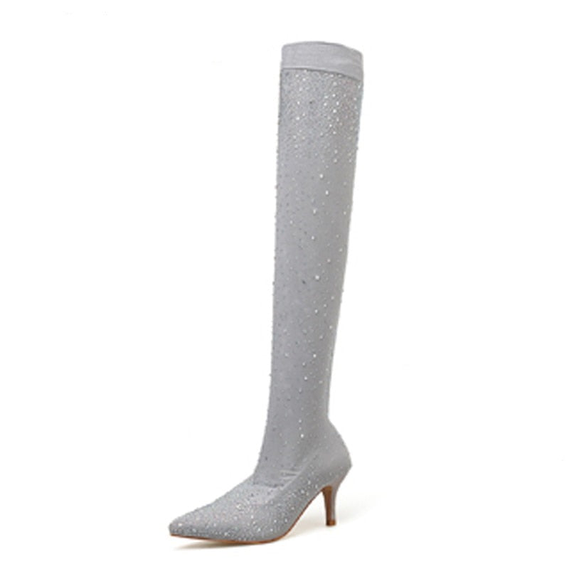 Runway Ready Thigh High Heels