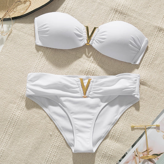 Bandeau Beach Vibe Strapless Bikini