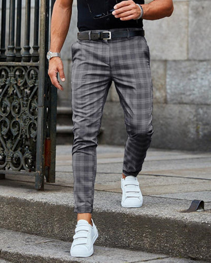 All Men's Casual Slim Trousers