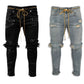 Just Another Day Men's Slim-Fit Ripped Ankle -Tide Pants