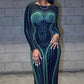 Green Goddess Bodycon Dress