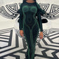 Green Goddess Bodycon Dress