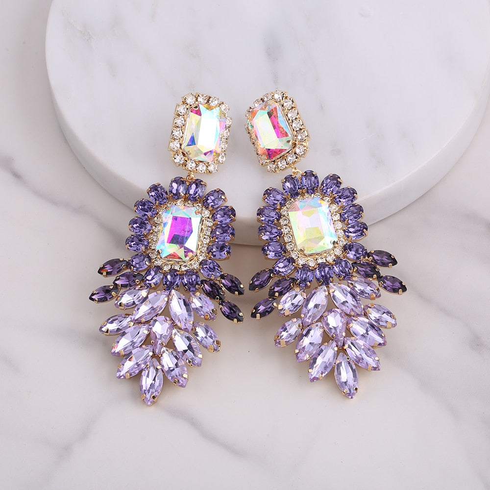 Madonna Crystal Rhinestone Earrings