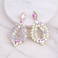 Madonna Crystal Rhinestone Earrings