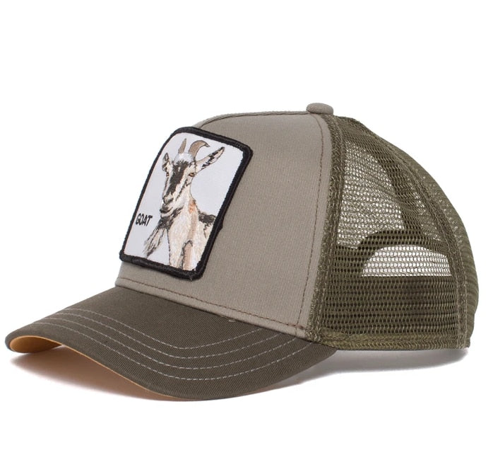 Animalistic Mesh Snapback Baseball Cap