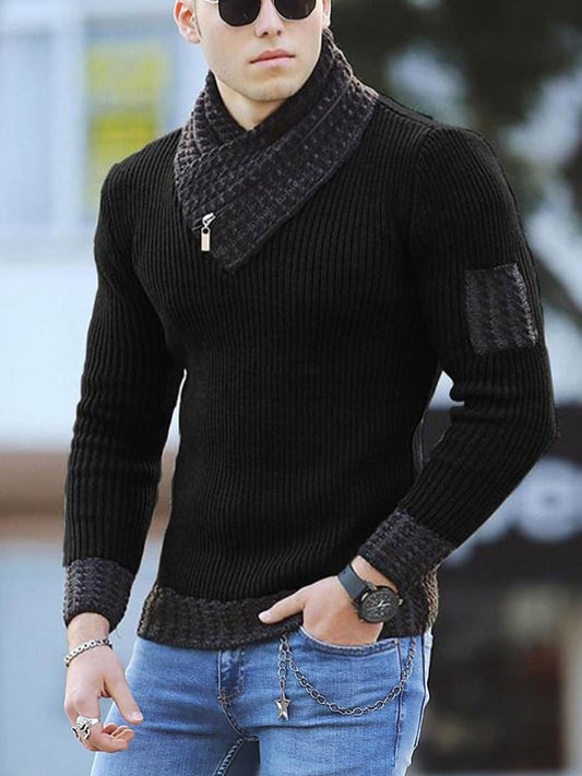 Calvin Men’s Knitted Turtleneck Sweater