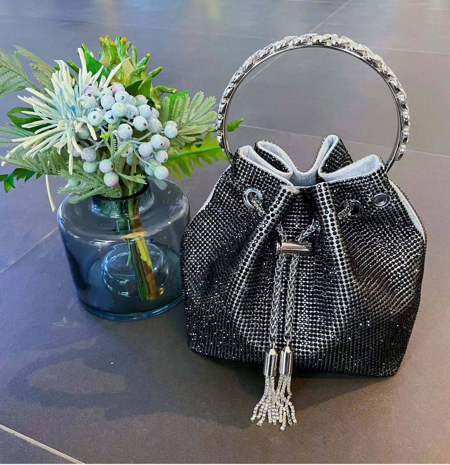 Bling And Boujee Bucket Handbag