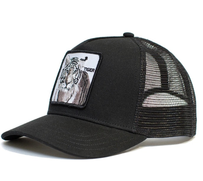 Animalistic Mesh Snapback Baseball Cap