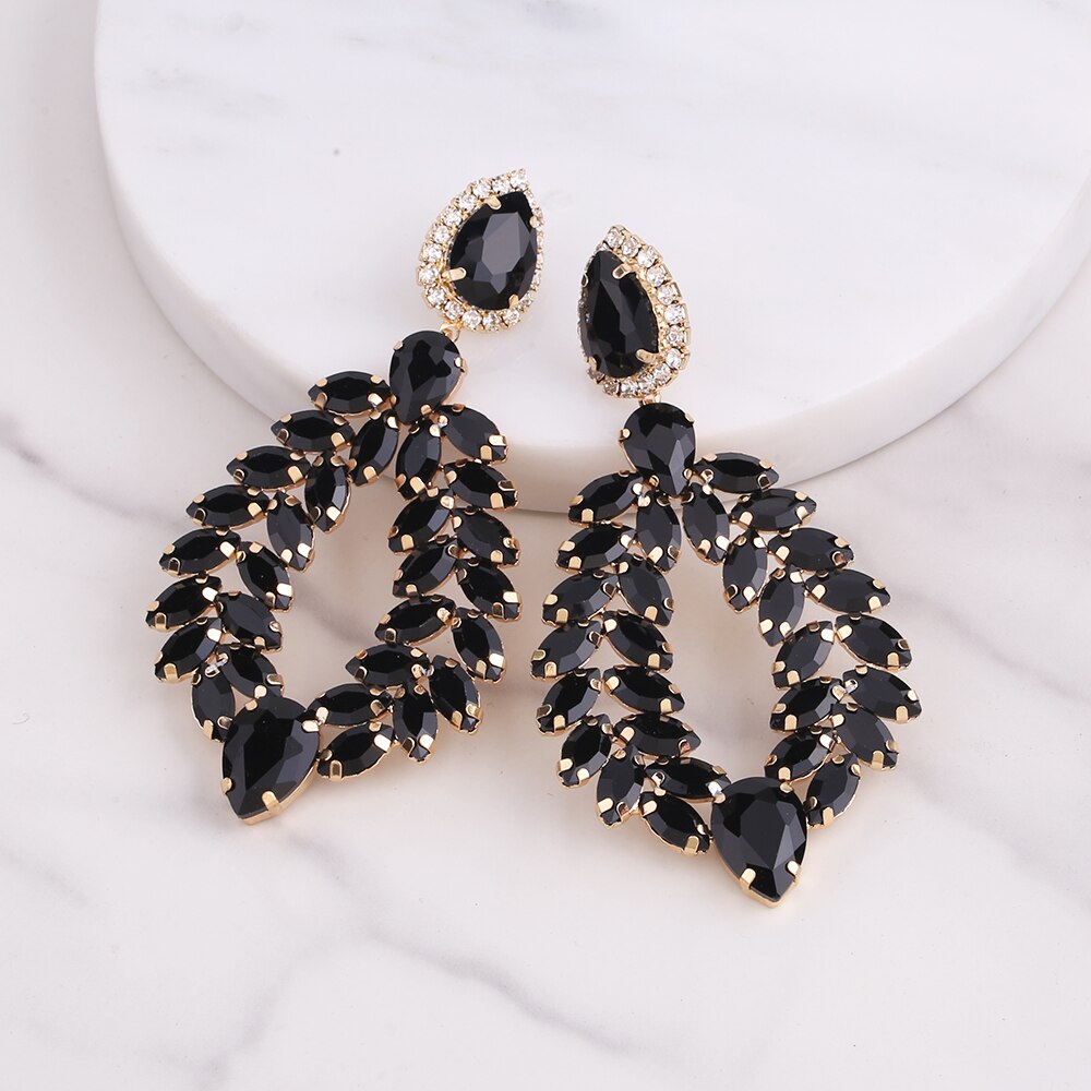 Madonna Crystal Rhinestone Earrings