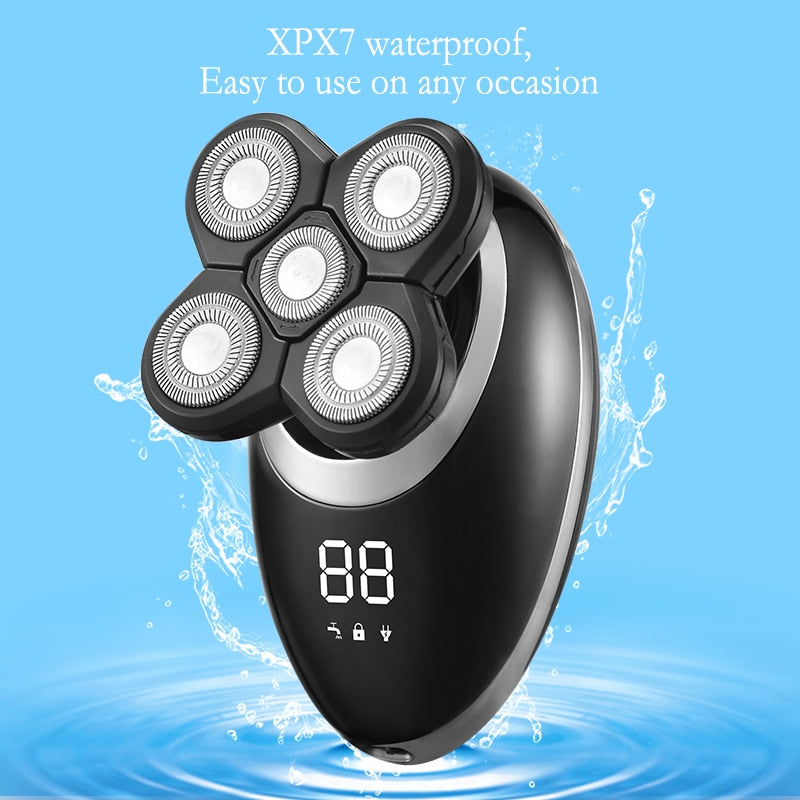 Rechargeable Waterproof Electric Shaver Grooming Kit