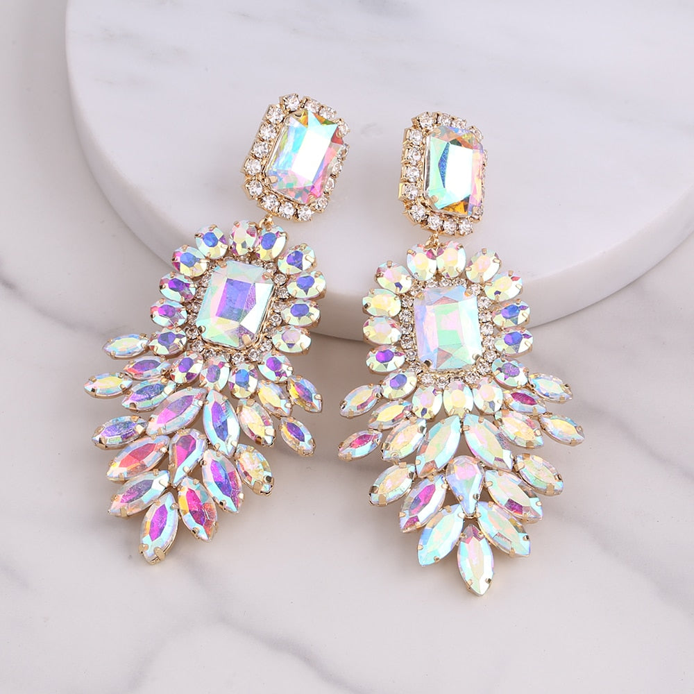 Madonna Crystal Rhinestone Earrings