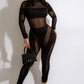 Act Bad Sexy Sheer Jumpsuit