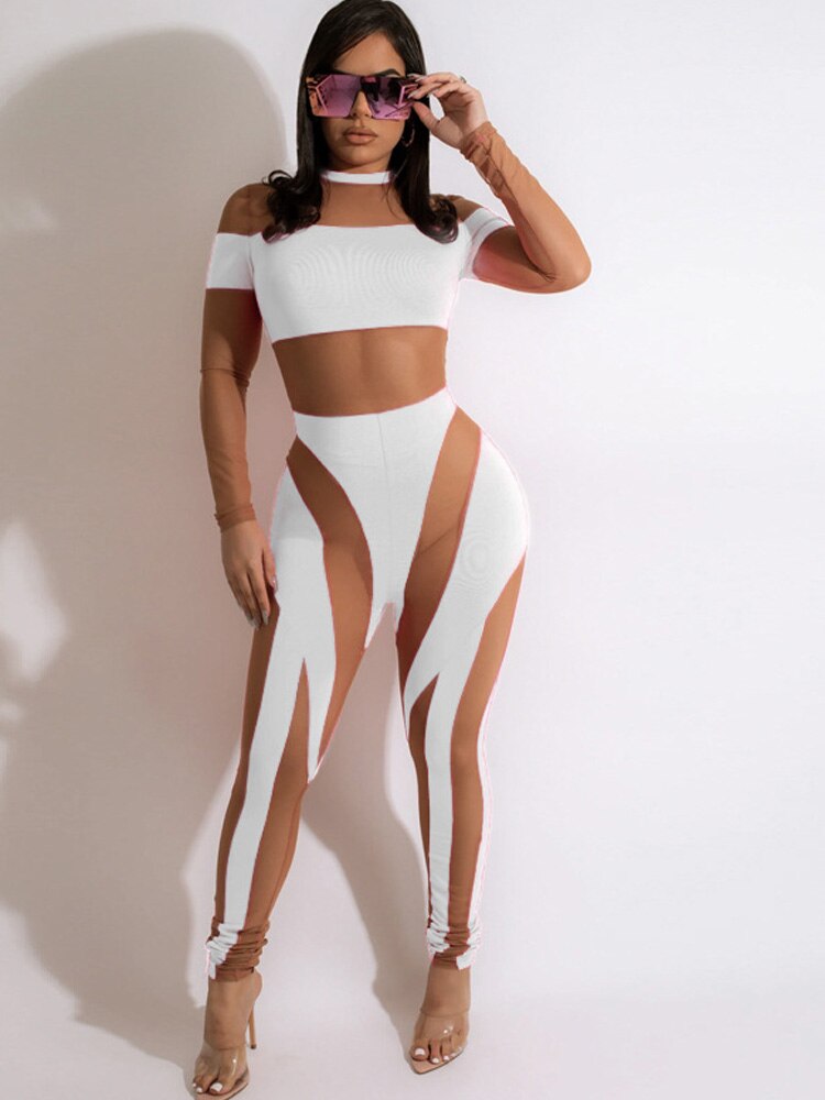 Act Bad Sexy Sheer Jumpsuit