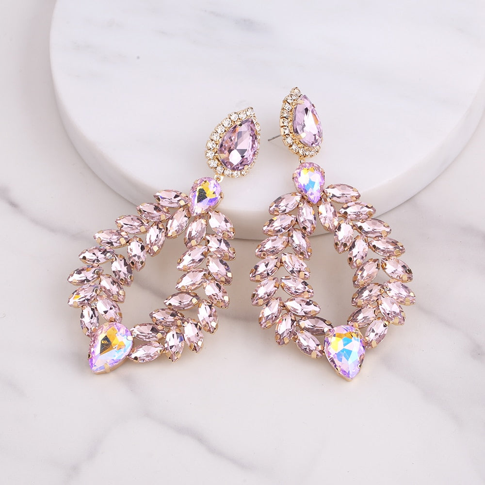 Madonna Crystal Rhinestone Earrings