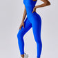 Wide Strap Sleeveless Active Jumpsuit