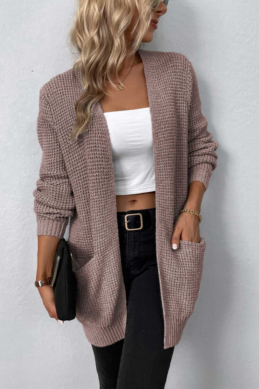 Dedicated Rib-Knit Cardigan