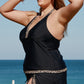 Chic Curvy Leopard Halter Neck Two-Piece