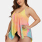 Chic Curvy Cotton Candy Two-Piece Swim Set