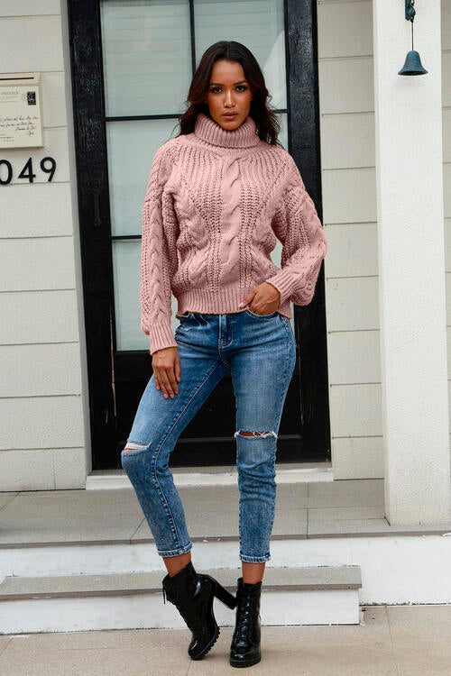 Miss Prissy Cable-Knit Sweater