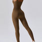Wide Strap Sleeveless Active Jumpsuit